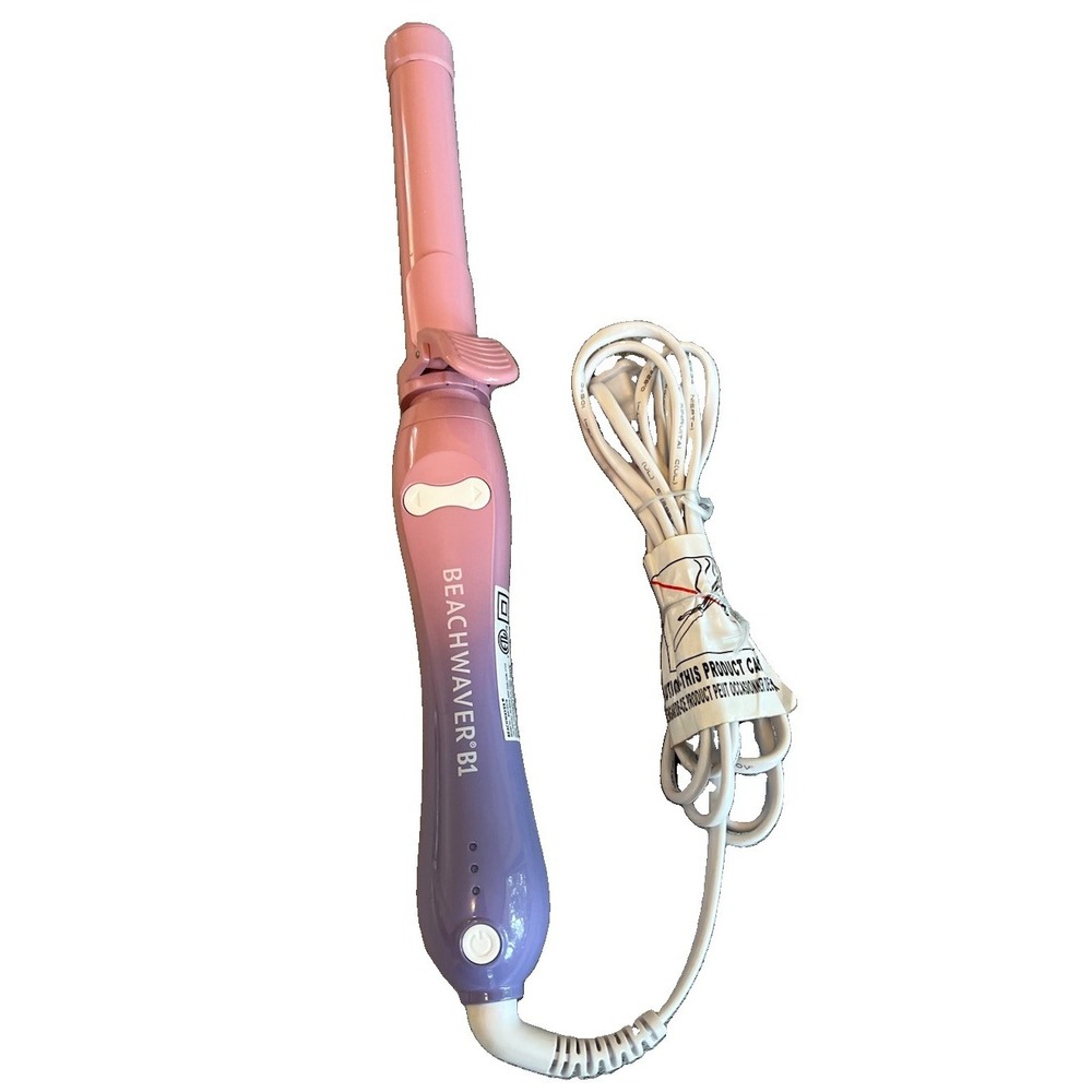 Beachwaver B1 Rotating Curling Iron - Automatic 1 Inch Ceramic - (Pink Sunset)